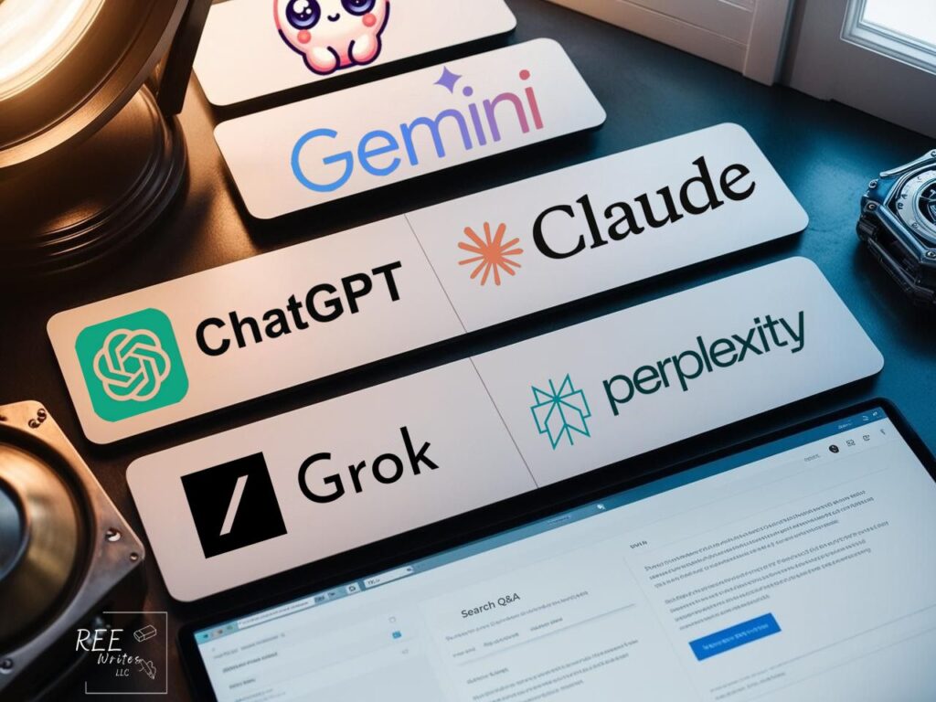 AI logos with optimized QA page online