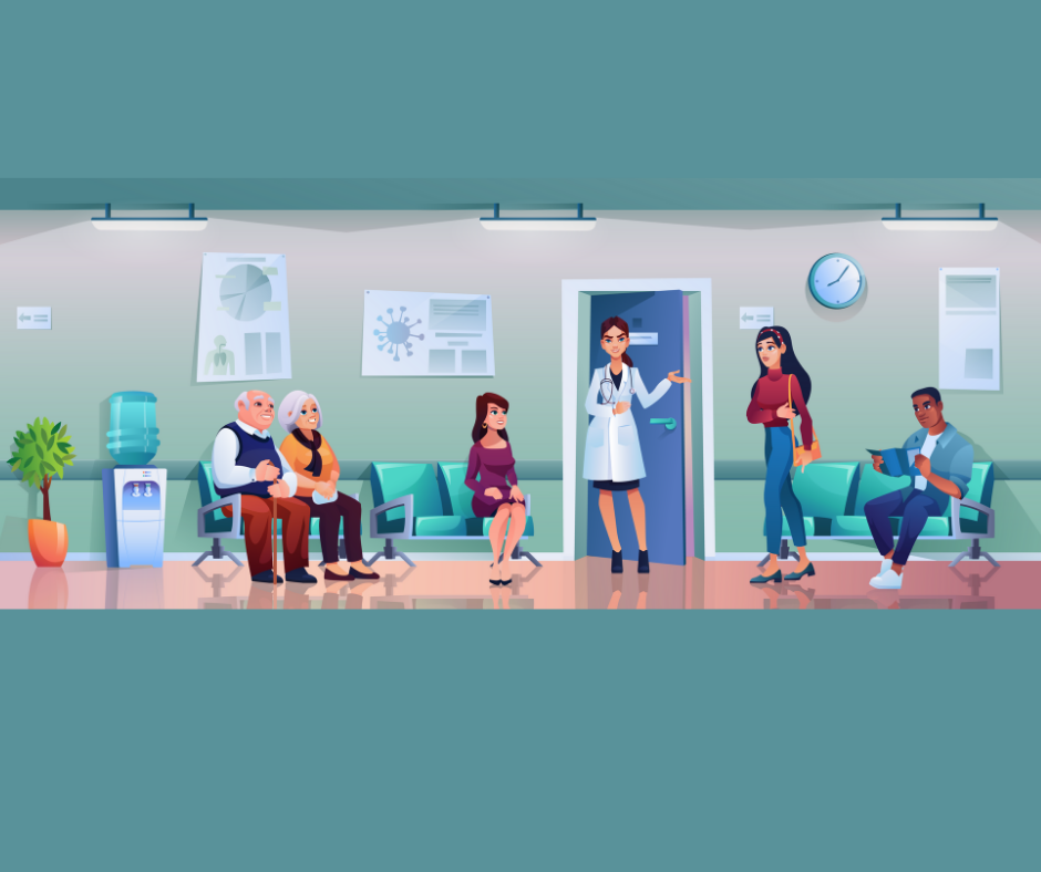 People in a waiting room